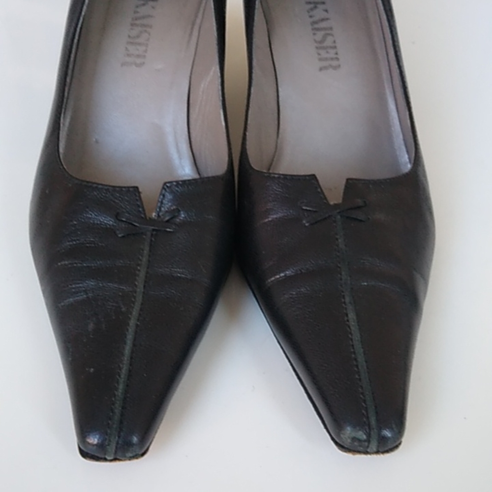 Peter Kaiser black low heels.